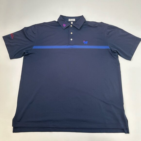 Peter Millar Polo Men Extra Large Scotty Cameron Bull Dog Golf Put Hype Core Go